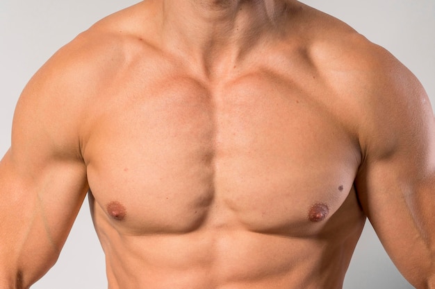 chest fat in men